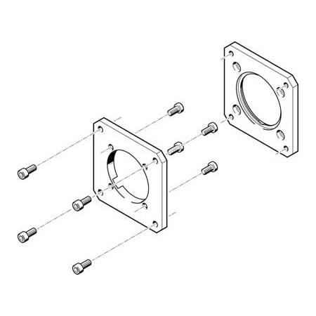 Festo Motor Flange EAMF-A-62A-80G EAMF-A-62A-80G